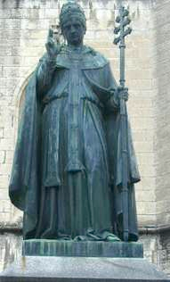 Statue du pape Urbain V  Mende